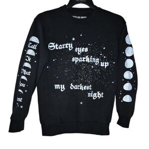 Taylor Swift Sparking Up Darkest Night Crewneck Sweatshirt Official Merch XS ✨
